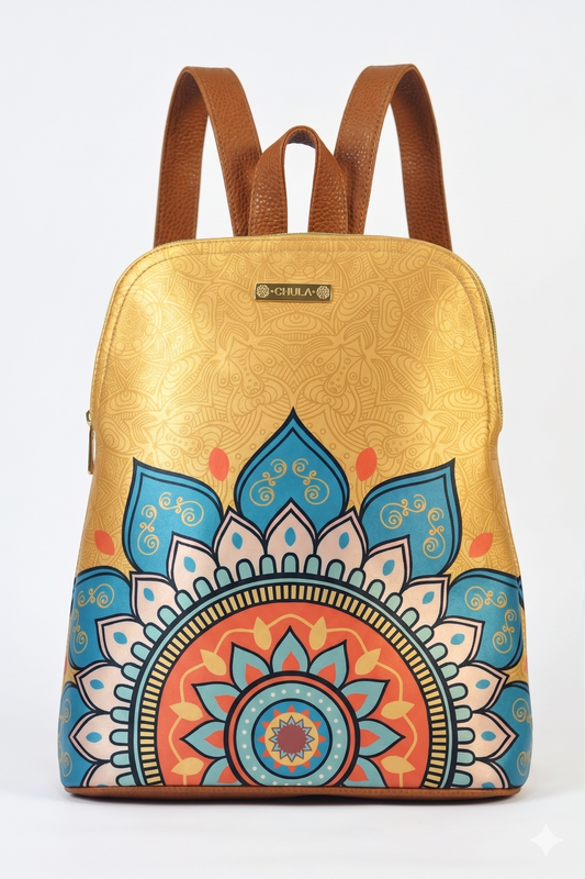 Yellow Mandala - Backpack