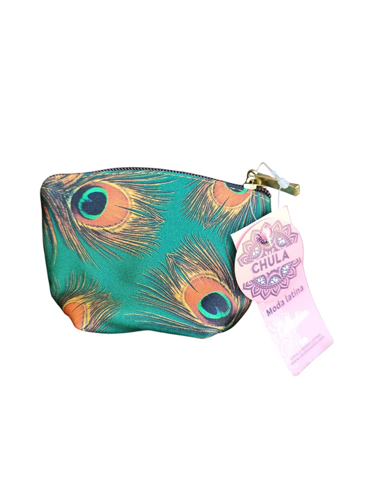Green Peacock - Mini Wallet