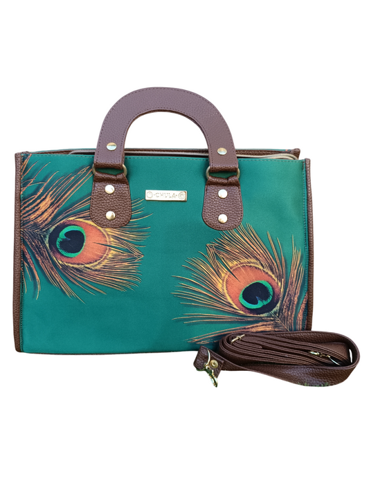 Green Peacock - Basket