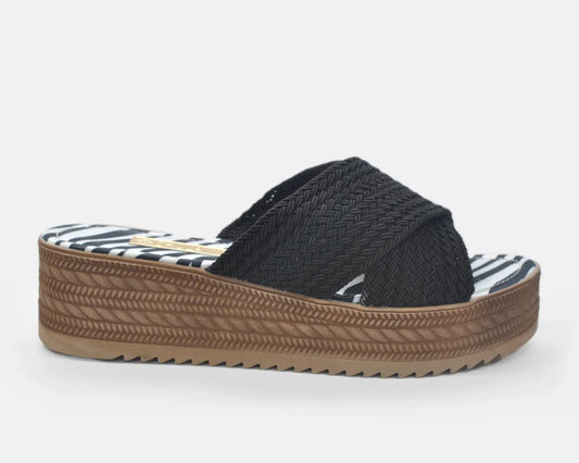 Plateforme Zebra - Sandales