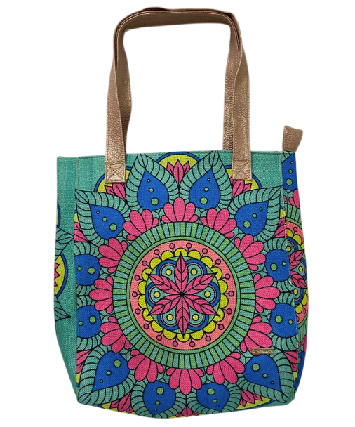 Sac fourre-tout mandala vert