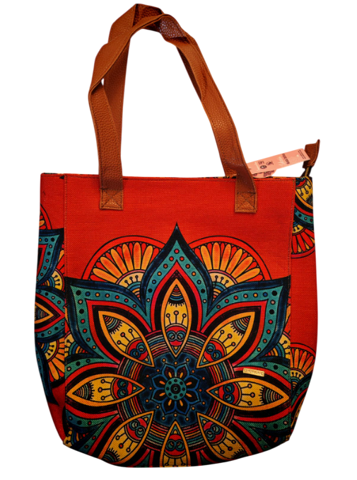 Sac fourre-tout Mandala rouge
