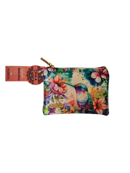 Floral Hummingbird - Card Holder