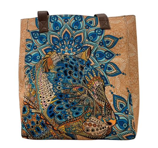 Sac fourre-tout animal mandala